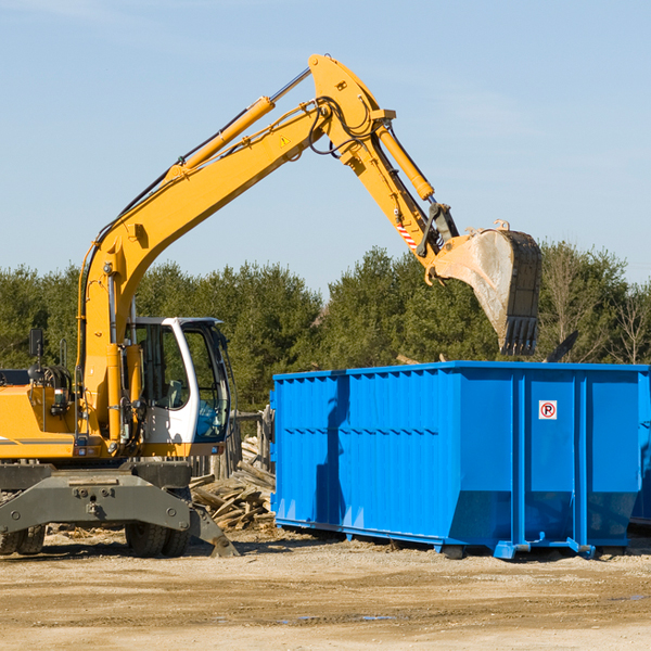 how many times can i have a residential dumpster rental emptied in Green Valley WI